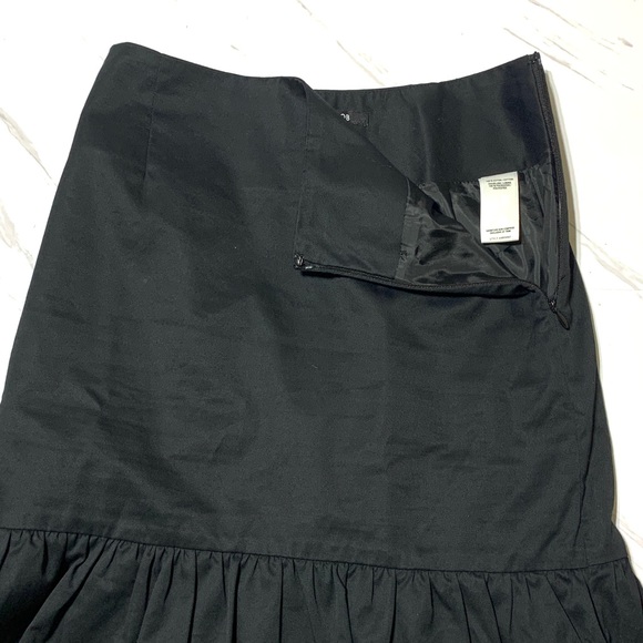 NWOT Jacob Black Mermaid High Waisted Knee Length Ruffle Skirt Size 0 - Picture 3 of 11